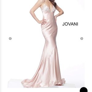 Jovani silk satin prom dress